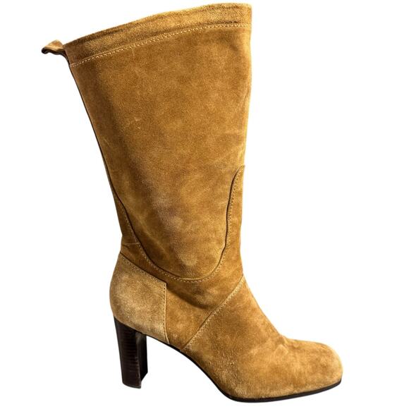 Plagnsa Shoes - Plaginsa 90s Suede Leather Boot Women 8M Camel Brown Y2K Bratz Capsule Wardrobe